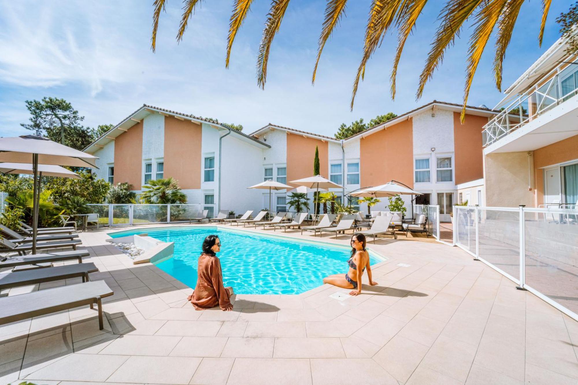 Hotel Restaurant La Forestiere Biscarrosse-Plage Buitenkant foto